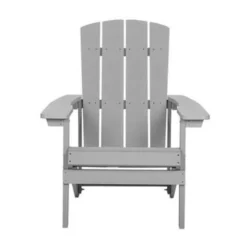 Beliani Tuinstoel ADIRONDACK - Grijs Kunsthout -Zon Bloei Verkoopwinkel 083fb40cc47b40d3bf7231390a5cf200