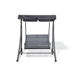 Beliani Schommelbank TESERO - Grijs Staal -Zon Bloei Verkoopwinkel 08e830153750415bbb0dbce24ef08ae1