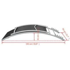 VidaXL Ligbed Staal En Textileen Zwart -Zon Bloei Verkoopwinkel 0c14f266c7b04261b39f565c4a1710ef