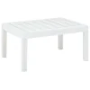 VidaXL Tuintafel 78x55x38 Cm Kunststof Wit