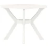 VidaXL Bistrotafel 70x70x72 Cm Kunststof Wit