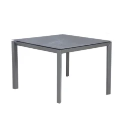 Garden Impressions Palmas Tuintafel 90x90 Cm Donker Grijs