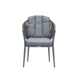 Garden Impressions Kyra Tuinstoel Mystic Grijs - 2 Stuks -Zon Bloei Verkoopwinkel 1000009445 0104