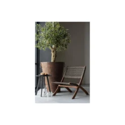 WOOOD Tuinklapstoel Ruit Lois - Hout - Donkerbruin - 73x60x78 -Zon Bloei Verkoopwinkel 1000013706 0103