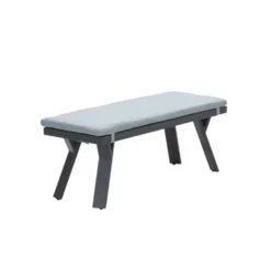 Garden Impressions Senja Sport Tuinbankje 110x40xH45 - Mint Grijs -Zon Bloei Verkoopwinkel 1000025704 0103