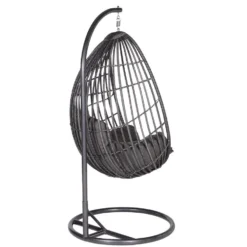Garden Impressions Panama Hangstoel Ei - Donker Grijs -Zon Bloei Verkoopwinkel 1000035642 0104