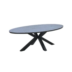 Garden Impressions Tulli Tuintafel 220x115 Cm - Donker Grijs -Zon Bloei Verkoopwinkel 1000035682 0103