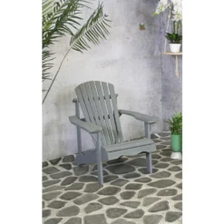 SenS-Line Adirondack Tuinstoel - Hout - Grijs -Zon Bloei Verkoopwinkel 1000038285 0101