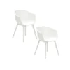 Garden Impressions Lexy Tuinstoel Wit - 2 Stuks
