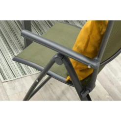 Garden Impressions Santos Tuinstoel Verstelbaar - Mos Groen -Zon Bloei Verkoopwinkel 1000040801 0103