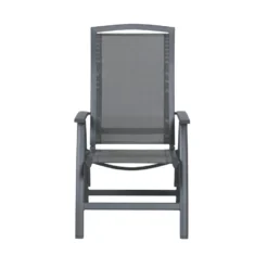Garden Impressions Rosa Tuinstoel Verstelbaar - Antraciet -Zon Bloei Verkoopwinkel 1000040803 0103