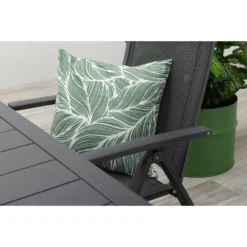 Garden Impressions Rosa Tuinstoel Verstelbaar - Antraciet -Zon Bloei Verkoopwinkel 1000040803 0104