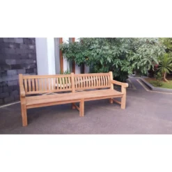 VDG Teakhouten Tuinbank Patrick XL - 250 Cm -Zon Bloei Verkoopwinkel 1000045386 0102