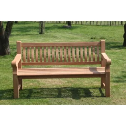 Livingfurn - Tuinbank Patrick Bench - Teakhout - 50x200x45 -Zon Bloei Verkoopwinkel 1000045393 0101