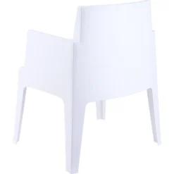 VDG Siesta Box Stapelbare Stoel - Wit -Zon Bloei Verkoopwinkel 1000048050 0103