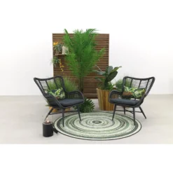 VDG Jasmine Loungestoelen Set - Black -Zon Bloei Verkoopwinkel 1000048698 0102