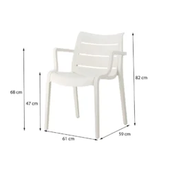 Scab Sunset Tuinstoel - Ivoor -Zon Bloei Verkoopwinkel 1000048774 0101