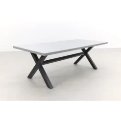 Verona Betonlook Tuintafel 220 X 100 Cm. - Black -Zon Bloei Verkoopwinkel 1000051508 0102