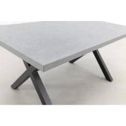 Verona Betonlook Tuintafel 160 X 90 Cm. - Black -Zon Bloei Verkoopwinkel 1000051512 0103