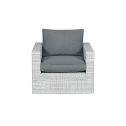 Garden Impressions Bruno Lounge Tuinstoel - Lichtgrijs -Zon Bloei Verkoopwinkel 1000052949 0103