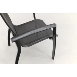 Kettler Legato Curve Stapelstoel - Antraciet -Zon Bloei Verkoopwinkel 1000053220 0103