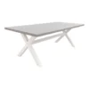 VDG Verona Betonlook Tuintafel 220 X 100 Cm. - White
