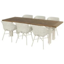 Hartman Yasmani Dining Tuintafel - 240x100 Cm. - White 6 Hartman Yasmani Dining Tuintafel - 240x100 Cm. - White -Zon Bloei Verkoopwinkel 1000053249 0102