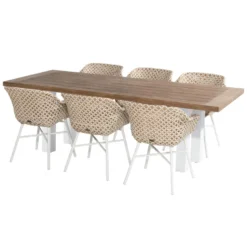 Hartman Yasmani Dining Tuintafel - 240x100 Cm. - White 7 Hartman Yasmani Dining Tuintafel - 240x100 Cm. - White -Zon Bloei Verkoopwinkel 1000053249 0103