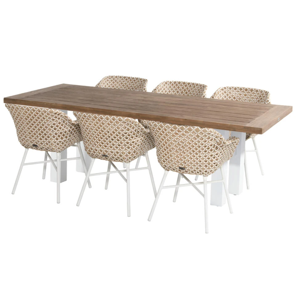 Hartman Yasmani Dining Tuintafel - 240x100 Cm. - White 4 Hartman Yasmani Dining Tuintafel - 240x100 Cm. - White - Afbeelding 4