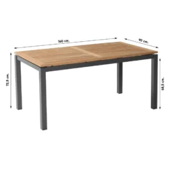 Hartman Sonata Tuintafel 160x90 Cm. - Teak -Zon Bloei Verkoopwinkel 1000053270 0101