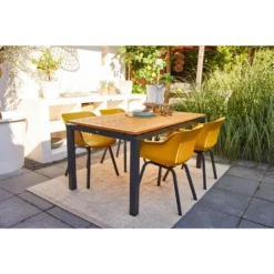 Hartman Sonata Tuintafel 160x90 Cm. - Teak -Zon Bloei Verkoopwinkel 1000053270 0103