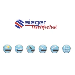 Sieger Boulevard Klaptafel 90x140 Cm Antraciet -Zon Bloei Verkoopwinkel 1000053292 0103