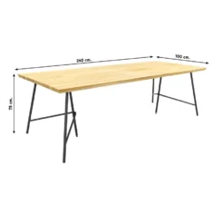 Taste Lano Tuintafel - 240x100 Cm -Zon Bloei Verkoopwinkel 1000054212 0101