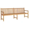 VidaXL Tuinbank 228 Cm Massief Teakhout
