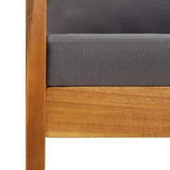 VidaXL Tuinstoelen 2 St Met Kussens Massief Acaciahout -Zon Bloei Verkoopwinkel 1000056521 0105