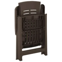 VidaXL Tuinstoelen 2 St Verstelbaar Kunststof Mokka -Zon Bloei Verkoopwinkel 1000056537 0105