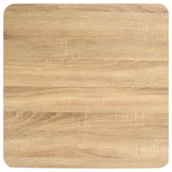 VidaXL Bistrotafel 60x60 Cm MDF Lichtbruin -Zon Bloei Verkoopwinkel 1000057859 0103