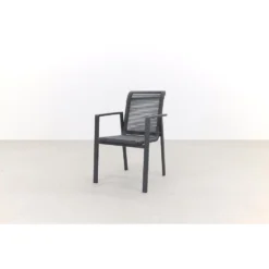 GreenChair Lagoon Stapelbare Tuinstoel - Antraciet -Zon Bloei Verkoopwinkel 1000059394 0101