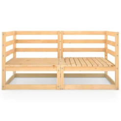 VidaXL Tuinbank 2-zits Massief Grenenhout -Zon Bloei Verkoopwinkel 1000060787 0102