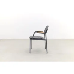 GreenChair Courage Dining Chair - Teak Armleuning - Antraciet -Zon Bloei Verkoopwinkel 1000061355 0102