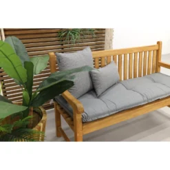 VDG Teak Houten Tuinbank Bison - 150 Cm -Zon Bloei Verkoopwinkel 1000072939 0103