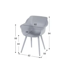 Hartman Sophie Studio Dining Armstoel - Xerix - Set Van 2 -Zon Bloei Verkoopwinkel 1000073144 0101