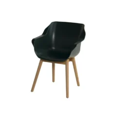 Set Van 2- Hartman Sophie Studio Diningstoel- Night Green- Teak Poot -Zon Bloei Verkoopwinkel 1000073149 0102