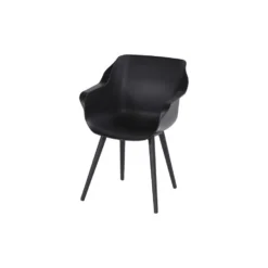 Hartman Sophie Studio Dining Armstoel - Carbon Black - Set Van 2 -Zon Bloei Verkoopwinkel 1000073151 0102