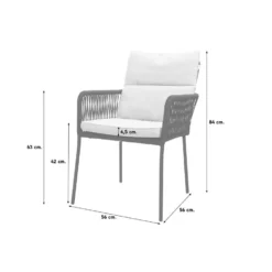 Teresa Dining Rope Tuinstoel - Yellow -Zon Bloei Verkoopwinkel 1000074461 0101