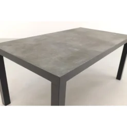 VDG President Tuintafel 160 X 90 Cm. - Antraciet -Zon Bloei Verkoopwinkel 1000074468 0103