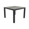 VDG Kings Tuintafel 100x100 Cm. - Antraciet - Houtlook