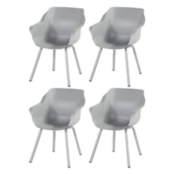 Hartman Sophie Element Dining Armstoel- Grijs - 4 St.