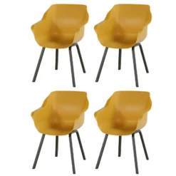 Hartman Sophie Element Dining Armstoel- Curry Yellow - 4 St.