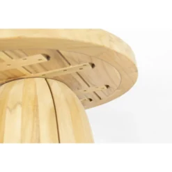 4SO Pablo Bijzettafel - Teakhout - Ø45 Cm -Zon Bloei Verkoopwinkel 1000076453 0102